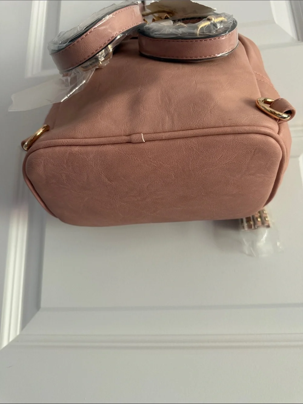 Studded blush Pink Mini Backpack - Women Bags